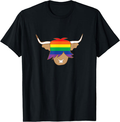 Highland Cow T-Shirt - Premium Scottish Cattle Apparel