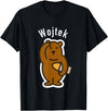 Polish Heritage Wojtek the Soldier Bear WWII Polish Hero T-Shirt - Black