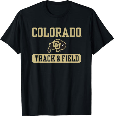Elite Authentics Colorado Buffaloes Track Field Officially T-Shirt