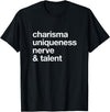 Bear-ly Gay Tees Funny Charisma Uniqueness Nerve Talent Gay Clothing T-Shirt - Black