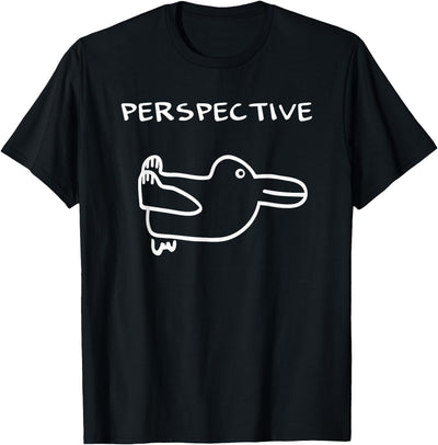Rabbit-Duck Optical Illusion Perspective T-Shirt