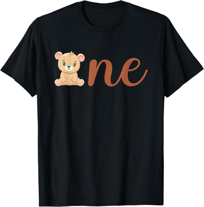 One of The Birthday Boy Bear 1st Birthday Party Boy T-Shirt