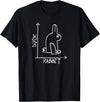 Rabbit or Duck - Optical Illusion T-Shirt in Black
