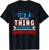BUFFALO Designs By AKOKAY It's A BUFFALO Thing T-Shirt City Shirt BUFFALOS T-Shirt - Black