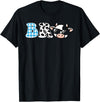 Cow Farm Themed Birthday Party Bro Cow Theme Birthday Party Brother Matching Family T-Shirt - Black