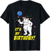 Hiking Lover Design Its My Birthday Polar Bear T-Shirt - Black