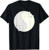 Cool Chibi Anime Ying Yang Zen Polar Bears Tee Cool Anime Polar Bears Chibi Kawai Manga Ying Yang Zen Tee T-Shirt - Black