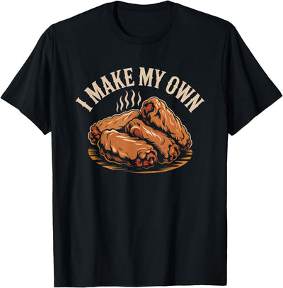 Cow Home Buffalo Wing Cook Badge Art Scratch Maker Sauce T-Shirt