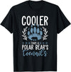 Polar Bear Apparel and Gifts Funny Polar Bear Quote - Cooler Than A Polar Bear's Toenails T-Shirt - Black