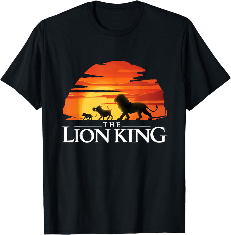 Disney Lion King Live action King Sunset T-Shirt - Black