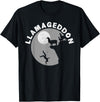Funny Llama Tshirts for Farm Pet Animal Fans Funny Llamageddon T-Shirt for Llama Barnyard Lovers T-Shirt - Black