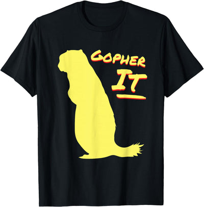 Green Cow Land Gopher It Funny Pun T-Shirt