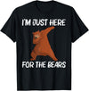 Cool Brown Wildlife Bear Hunters Mountain Clothes Funny Bear Gift For Men Women Bear Mammal Animal T-Shirt - Black