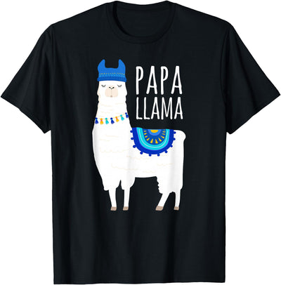Mama Llama Lover Gifts by Memme Papa Llama T-Shirts for Men T-Shirt
