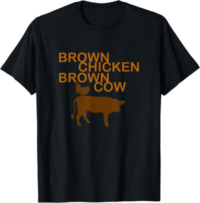 Brown Chicken Brown Cow Funny T-Shirt
