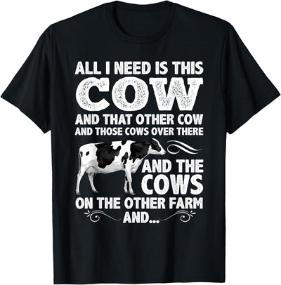 Funny Cow T-Shirt - Hilarious Farm Animal Design