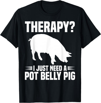 Pot Belly Pig Owner Food Toys Supplies Mom T-Shirt