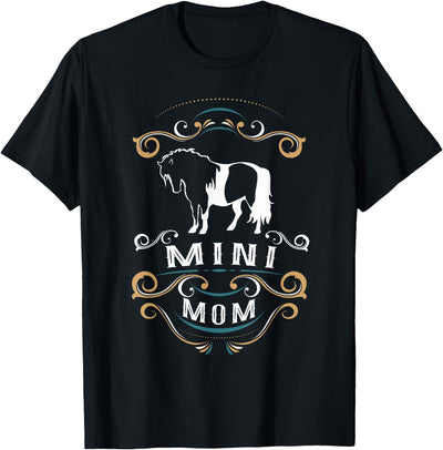 NIckerStickers Mini Mom | Trending Miniature Horse T-Shirt