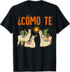 Nerd Ninja Llama Como Te LLamas Spanish Teacher Llama Gift T-Shirt for Men Women Girls Kids - Black