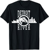 Eternal Angler Detroit River Walleye Fishing T Shirt for Men Women T-Shirt - Black