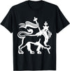 T and T Lion Christian Designs Lion Of Judah T-Shirt - Black