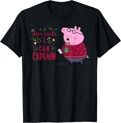 Daddy Pig Dear Santa T-Shirt