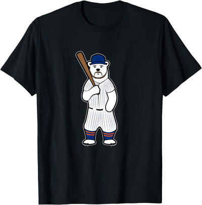GrafixJoker Baseball Polar Bear Pete T-Shirt