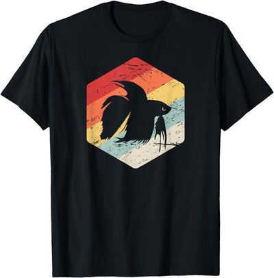 Retro Vintage Freshwater Aquarium Betta Fish T-Shirt