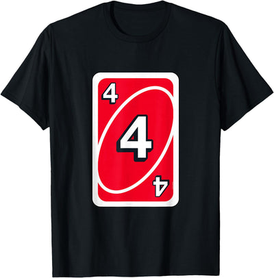 UNO Halloween Red 4" Card T-Shirt