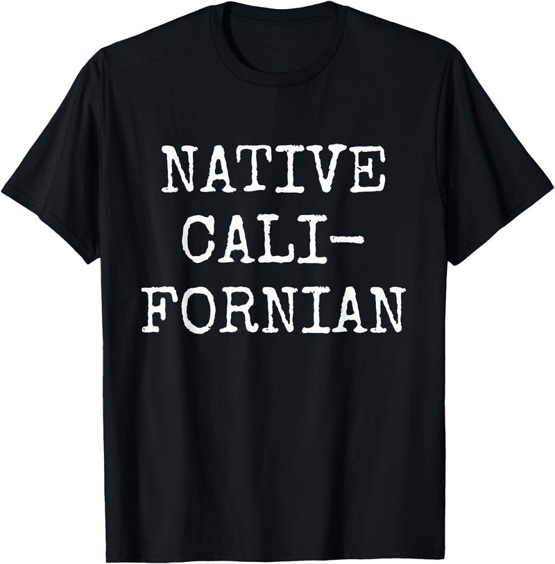 Native Californian T-Shirt - Cali California Bear Apparel T-Shirt - Black
