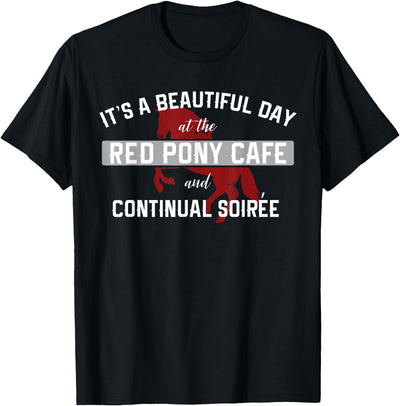 Horse Equestrian Cowgirl Red Pony T-Shirt