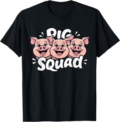 Pig Squad Design for Pig Lover Stuff | Cool Pig T-Shirt