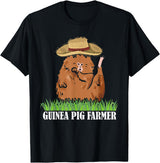Guinea Pig Gift Idea Guinea Pig Lover Pet Cavy Guinea Pig Farmer Graphic Guinea Pig Owner Pets Animals T-Shirt - Black