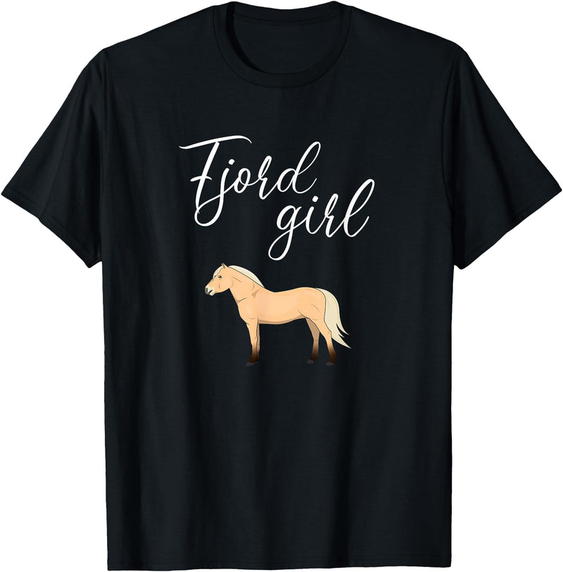 Fjord Horse apparel Fjord Horse, Norwegian Fjord Horse T-Shirt - Black