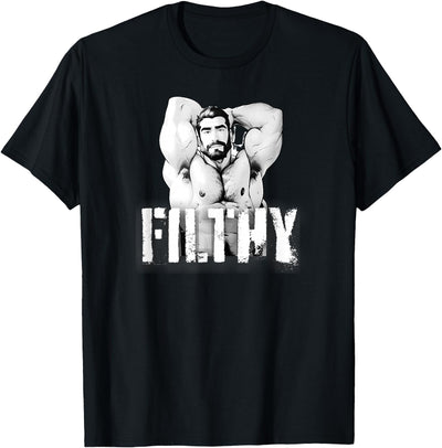 Mens Filthy Gay Bear Muscle Daddy Bear LGBT Gay Pride 2024 T-Shirt