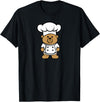 Bear In A Chef Hat - Cute Chef Bear Chef Bear - Cute Bear In A Chef's Hat Bear Chef T-Shirt - Black