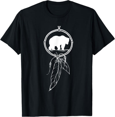 Native American Dreamcatcher Bear Women Men Kids T-Shirt