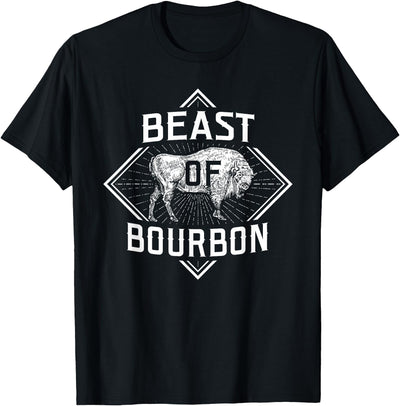 Cow Beast of Bourbon American Bison Buffalo Lover Wildlife T-Shirt