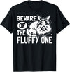 Beware of the Fluffy One - Lionhead Rabbit T-Shirt in Black