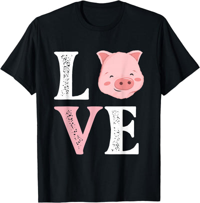 Love Pigs - Pig Lover Pig Farming Piglet Farmer Farm Animal T-Shirt