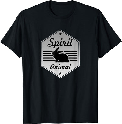 Spirit Animal Rabbit Badge T-Shirt