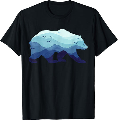 Grizzly Bear Mountains - Gifts & Apparel Co. Bear Nature Mountains Grizzly Hiking Camping Outdoor Gift T-Shirt