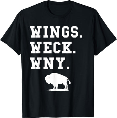 Buffalo New York Hometown 716 Foodie Souvenirs Wings Weck Souvenirs T-Shirt