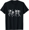 halloween costumes skeleton halloween dabbing and dancing tshirt T-Shirt - Black