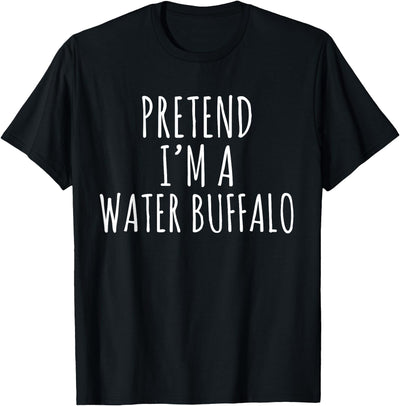 Cow Halloween Costume Pretend I'm a Water Buffalo Easy T-Shirt