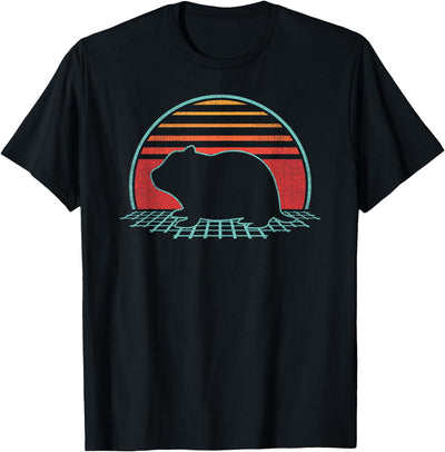 Hamster Lover Animal Retro Vintage 80s Style T-Shirt
