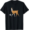 Cute Soccer Llama Tees Soccer Llama Futbol Llama T-Shirt - Black
