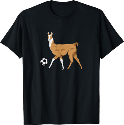 Cute Soccer Llama Tees Soccer Llama Futbol Llama T-Shirt