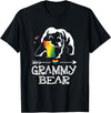 Proud Mom LGBT Pride Tee Grammy Bear Grammy Bear Proud Mom Rainbow Flag LGBT Pride T-Shirt - Black