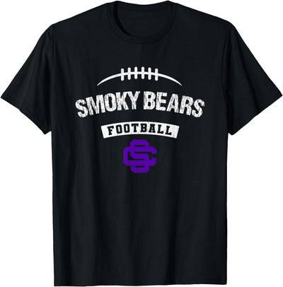 Smoky Bears Football Distressed T-Shirt
